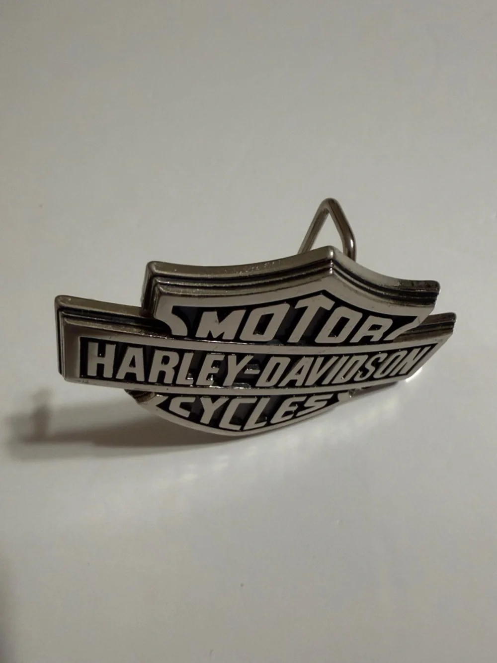 Vintage Harley-Davidson Black and Silver Bar & Shield Belt Buckle 2005 HD. NWOT